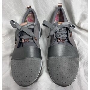 Ted Baker London-cepa-Bow Women's‎ Grey Slip-On Sneakers Size 8